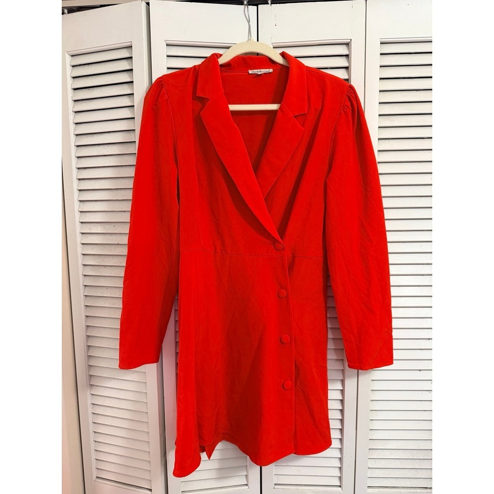 Charlotte Russe Orange blazer dress size medium